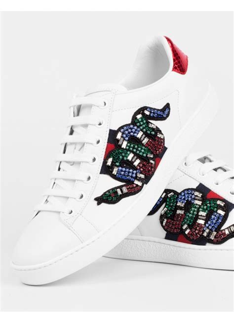 gucci ace snake w|gucci snake sneakers women's.